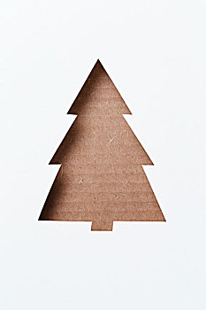明信片,纸,圣诞树,圣诞快乐