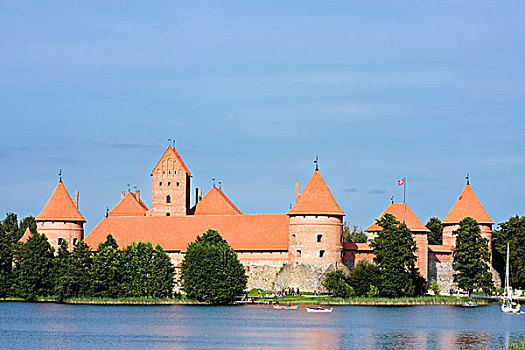 特拉凯,岛屿,城堡,历史,国家公园,立陶宛,欧洲