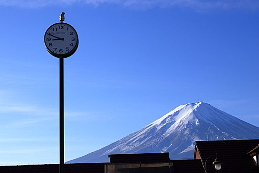 日本富士山河口湖车站