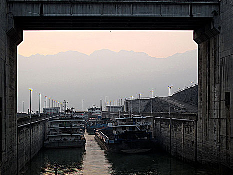 长江三峡大坝船闸