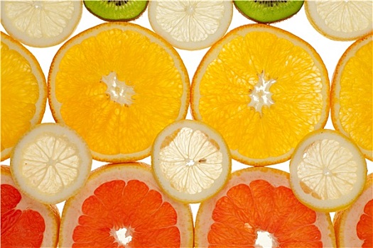猕猴桃,柚子,橙色