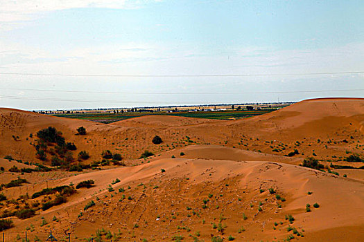 中国第七大沙漠,库布齐沙漠美景
