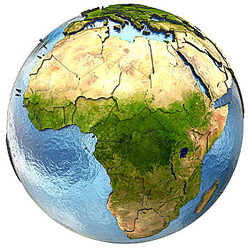 非洲,地球