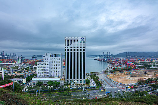 深圳盐田港全景