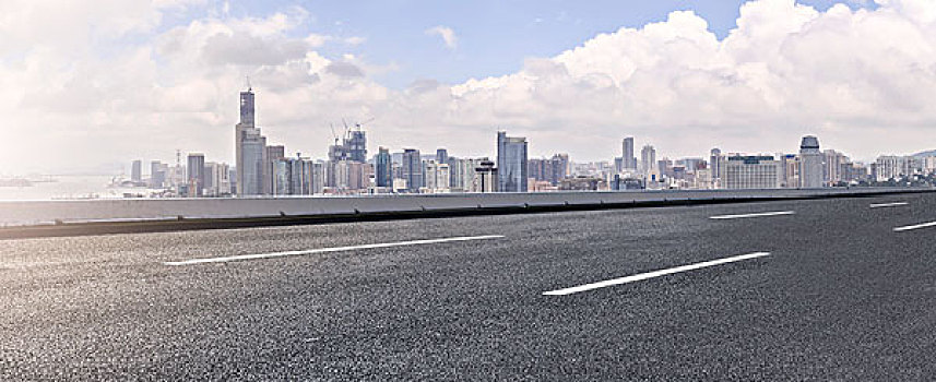 城市天际线,道路,公路