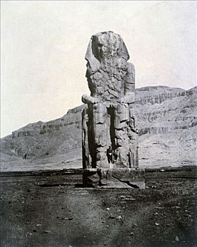 巨像,底比斯,埃及,艺术家,未知