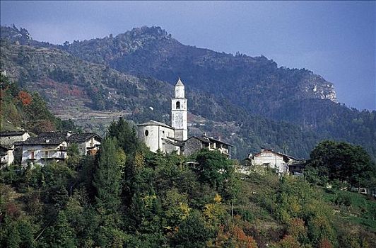 教堂,山,意大利,欧洲,阿尔卑斯山