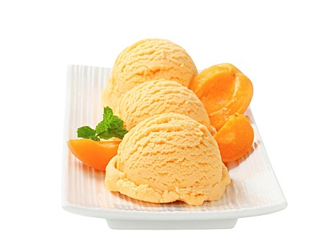 杏,冰淇淋