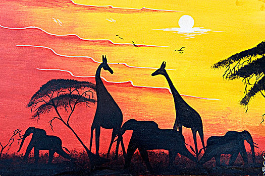 坦桑尼亚,绘画