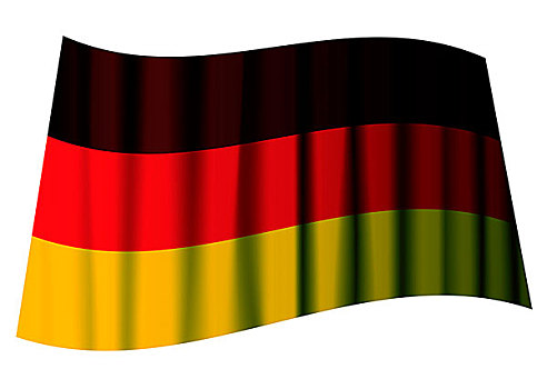 德国国旗,象征,波纹,黑色,红色,黄色,条纹