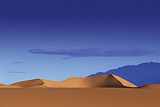 沙丘,山,远景