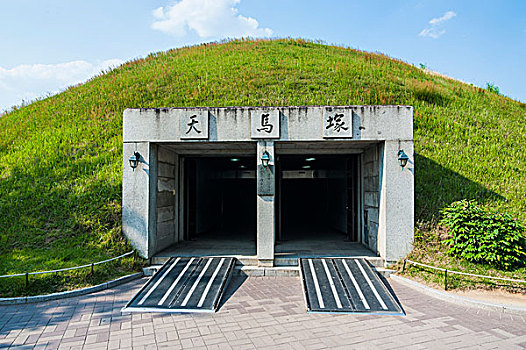 冢,公園,陵墓,世界遺產(chǎn),慶州,韓國