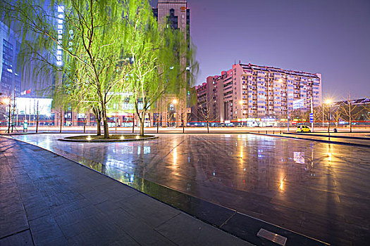 北京城市加路面风光