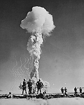 原子弹,测试,荒芜,内华达,美国