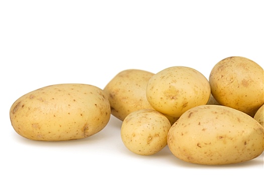 土豆,白色背景,隔绝