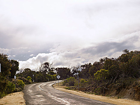 低云,空路,国家公园,澳大利亚