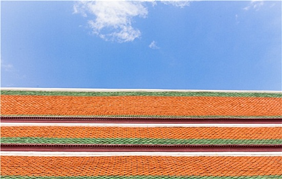屋顶,大皇宫,曼谷