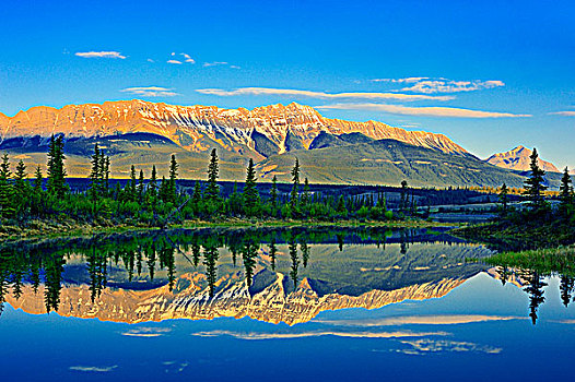 阿萨巴斯卡河,碧玉国家公园,艾伯塔省,加拿大