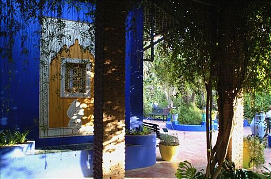 图像,玛拉喀什,马若雷尔花园