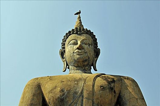 佛像,玛哈泰寺,素可泰,泰国,亚洲