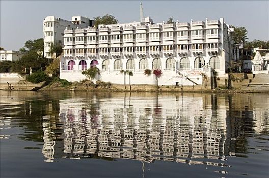 酒店,皮克拉湖,乌代浦尔,拉贾斯坦邦,印度,南亚