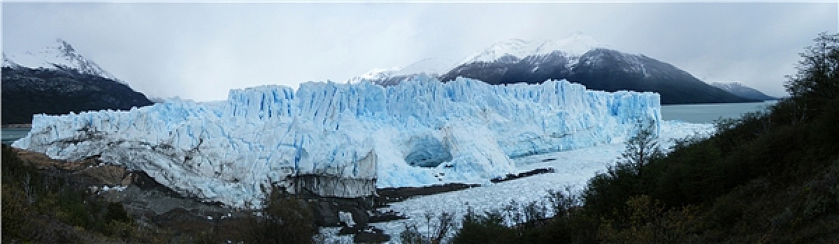 阿根廷,巴塔哥尼亚,莫雷诺冰川,全景