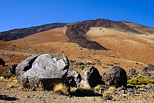 火山岩,球,泰德峰,泰德国家公园,公园,特内里费岛,加纳利群岛,西班牙,欧洲
