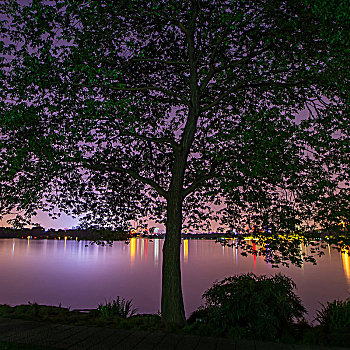 杭州西湖夜景