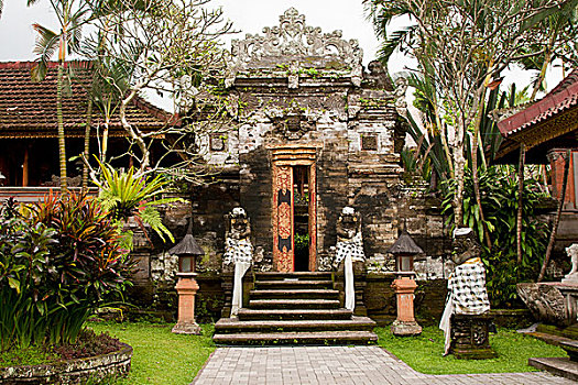 印尼巴厘岛-乌布皇宫建筑