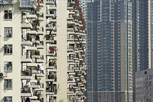 公寓,高层建筑,建筑,九龙,中国