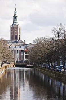 运河,海牙,荷兰