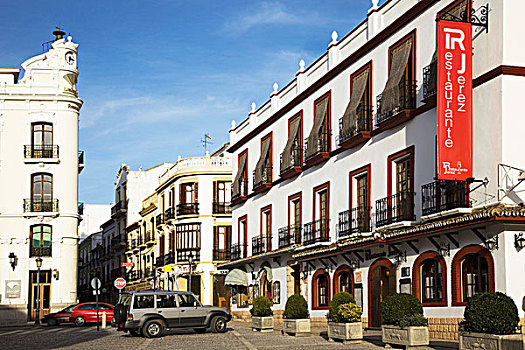 安达卢西亚,西班牙,街道,城镇