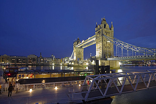 英格兰,伦敦,塔桥,泰晤士河,码头,北方