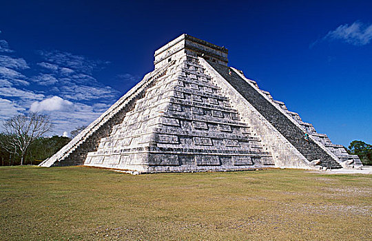 金字塔,库库尔坎,玛雅,遗址,奇琴伊察,尤卡坦半岛,墨西哥,北美
