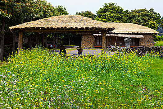 韩国济州岛城邑民俗村