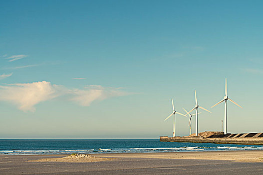 风轮机,海堤,法国