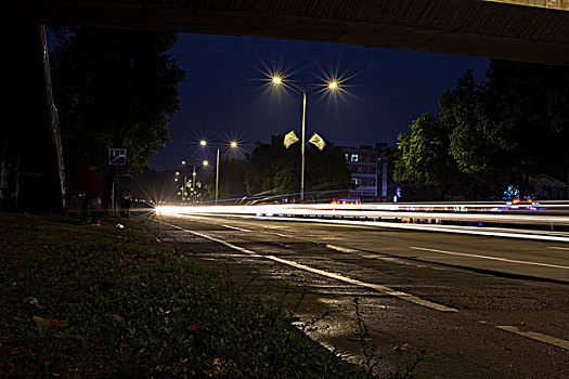 汽车,速度,迅速,夜晚