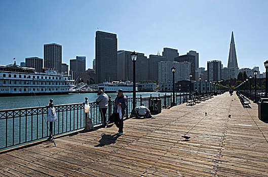旧金山,码头,加利福尼亚,美国
