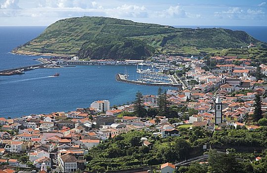 港口,城镇,亚述尔群岛,葡萄牙