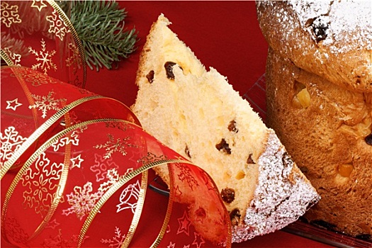 节日果子面包,意大利,圣诞节,水果蛋糕