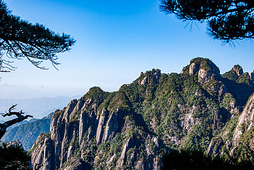 江西上饶三清山南清园群山