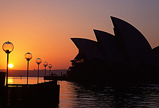 悉尼歌剧院,黎明,悉尼,澳大利亚