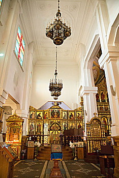 哈萨克斯坦教堂内部