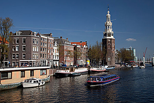军事,防卫,塔,运河,阿姆斯特丹,荷兰,欧洲