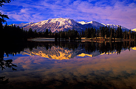山脉,碧玉国家公园,艾伯塔省,加拿大