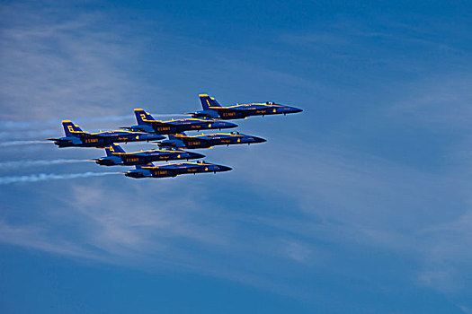 喷气式战斗机,美国,蓝色,天使,旧金山,港口