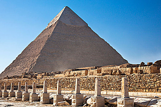 卡夫拉金字塔,金字塔,吉萨金字塔,开罗附近,埃及