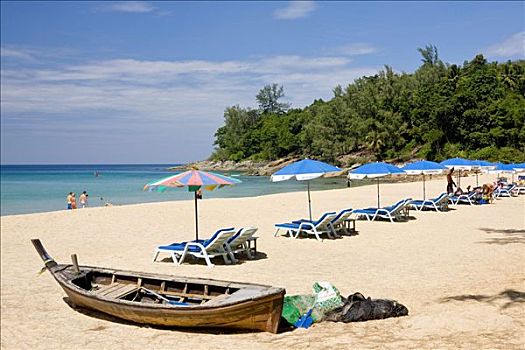 海滩,普吉岛,南方,泰国,东南亚