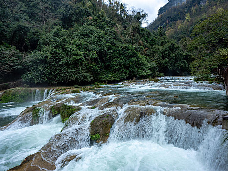 小七孔溪流