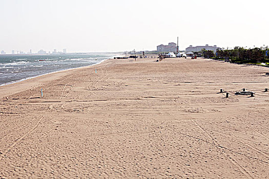 秦皇岛,北戴河新区,海边,沙滩,海岸线